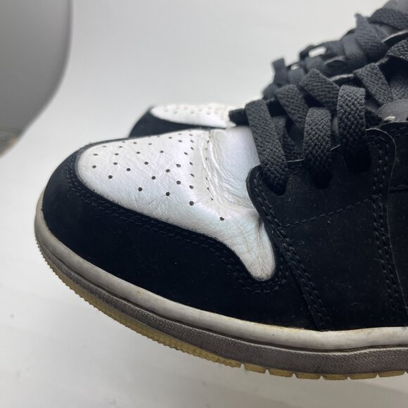 Nike Air Jordan 1 Low Diamond Shorts Black White DH6931-001 Men's Size 9 (Read) - Picture 11 of 13